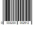 Barcode Image for UPC code 0033200002512