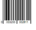 Barcode Image for UPC code 0033200002611