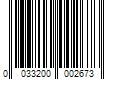 Barcode Image for UPC code 0033200002673