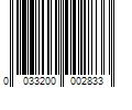 Barcode Image for UPC code 0033200002833