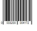 Barcode Image for UPC code 0033200004172