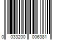 Barcode Image for UPC code 0033200006381