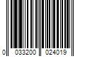 Barcode Image for UPC code 0033200024019