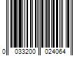 Barcode Image for UPC code 0033200024064