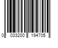 Barcode Image for UPC code 0033200194705