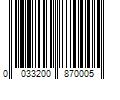 Barcode Image for UPC code 0033200870005