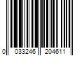 Barcode Image for UPC code 0033246204611