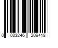 Barcode Image for UPC code 0033246209418