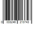 Barcode Image for UPC code 0033246213743