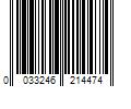 Barcode Image for UPC code 0033246214474