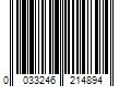 Barcode Image for UPC code 0033246214894