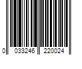 Barcode Image for UPC code 0033246220024