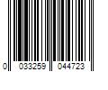 Barcode Image for UPC code 0033259044723