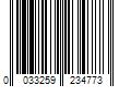 Barcode Image for UPC code 0033259234773