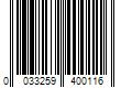 Barcode Image for UPC code 0033259400116