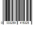 Barcode Image for UPC code 0033259415325