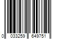 Barcode Image for UPC code 0033259649751