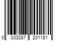 Barcode Image for UPC code 0033287201181