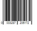 Barcode Image for UPC code 0033287205172