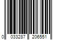 Barcode Image for UPC code 0033287206551