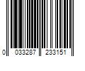 Barcode Image for UPC code 0033287233151