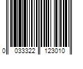 Barcode Image for UPC code 0033322123010