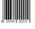 Barcode Image for UPC code 0033340000010