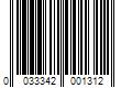 Barcode Image for UPC code 0033342001312