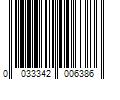 Barcode Image for UPC code 0033342006386