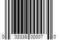 Barcode Image for UPC code 003338000070