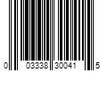 Barcode Image for UPC code 003338300415