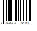 Barcode Image for UPC code 0033383004181