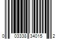 Barcode Image for UPC code 003338340152