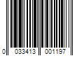 Barcode Image for UPC code 0033413001197