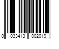 Barcode Image for UPC code 0033413002019