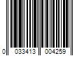 Barcode Image for UPC code 0033413004259