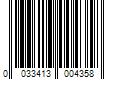 Barcode Image for UPC code 0033413004358