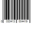 Barcode Image for UPC code 0033413004419