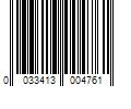 Barcode Image for UPC code 0033413004761