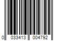 Barcode Image for UPC code 0033413004792