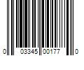 Barcode Image for UPC code 003345001770