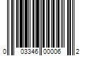 Barcode Image for UPC code 003346000062