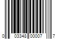 Barcode Image for UPC code 003348000077