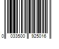 Barcode Image for UPC code 0033500925016