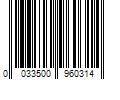 Barcode Image for UPC code 0033500960314