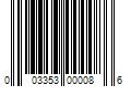 Barcode Image for UPC code 003353000086