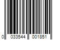 Barcode Image for UPC code 0033544001851