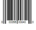 Barcode Image for UPC code 003355008400