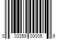 Barcode Image for UPC code 003359000059