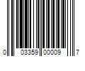 Barcode Image for UPC code 003359000097